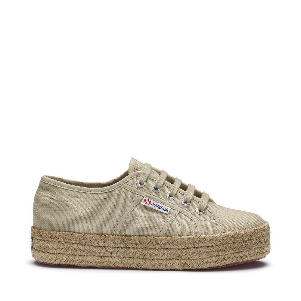 Superga 2730 Rope Yellow Platform Sneakers - Women's Sneakers USA | US8306390